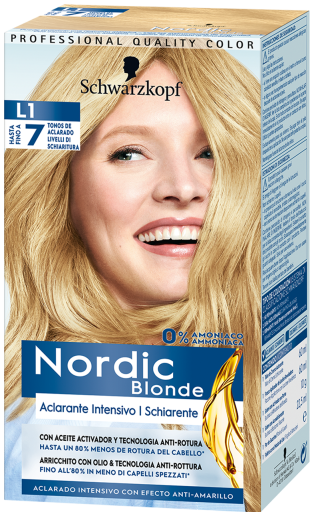 Schwarzkopf Nordic Blonde L1 Clareamento Intensivo 155 ml