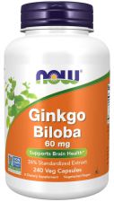 Cápsulas Veggie 60 mg de Ginkgo Biloba