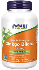 Cápsulas Veggie 120 mg de Ginkgo Biloba Dupla Força