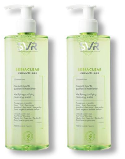 Manga Sebiaclear 2x Eau Micellaire 400 ml
