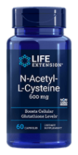 N-acetil-L-cisteína 600 mg 60 cápsulas