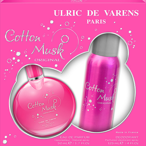 Pacote Edp Vapo Algodão almiscarado Origem 50 ml