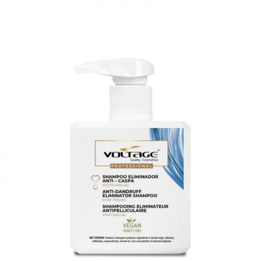 Voltage Cosmetics Shampoo Peeling Profissional para Caspa 450 ml