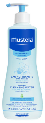 &Aacute;gua de limpeza n&atilde;o enxaguada 500 ml