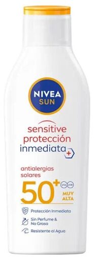 Leite Solar Sensível ao Sol Proteção Imediata FPS 50+ 200 ml