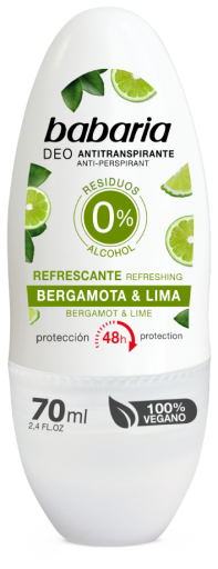 Desodorizante Antitranspirante Refrescante Bergamota e Lima 70 ml