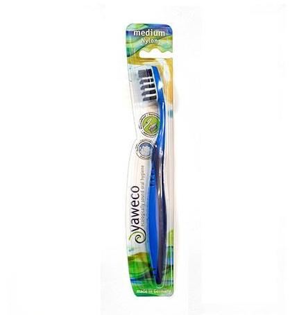 Escova de dentes de nylon m&eacute;dia