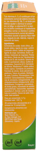 Redoxon Comprimidos efervescentes do complexo vitam&iacute;nico Redoxon
