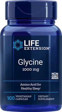 Glicina 1000 mg 100 Cápsulas Vegetais