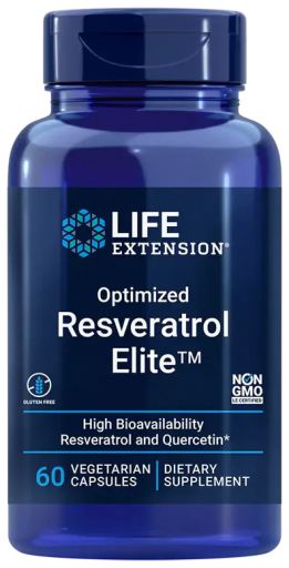 Resveratrol Elite 60 cápsulas otimizadas