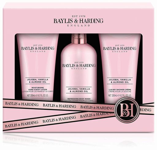 Conjunto de 3 pe&ccedil;as de Jojoba, Baunilha e &Oacute;leo de Am&ecirc;ndoa