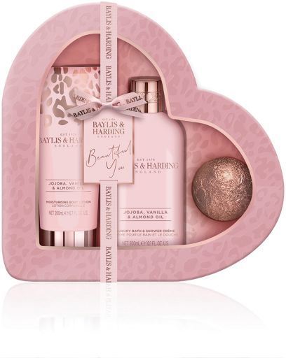 Conjunto Cora&ccedil;&atilde;o de Jojoba, Baunilha e &Oacute;leo de am&ecirc;ndoa