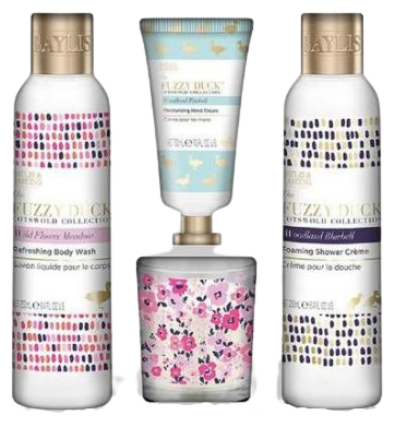 Conjunto de Velas de Pato Fuzzy Duck Cotswold Flower