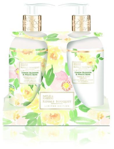 Royale Bouquet Conjunto de lim&atilde;o e rosa branca 500 ml