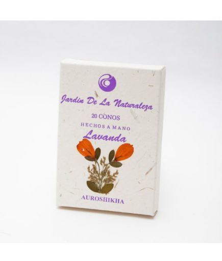 Cones de incenso de lavanda da Nature Garden 20 unidades