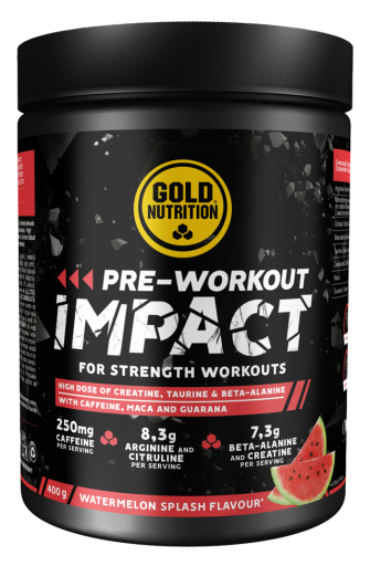 GoldNutrition PreWorkout Impact Melancia 400 gr