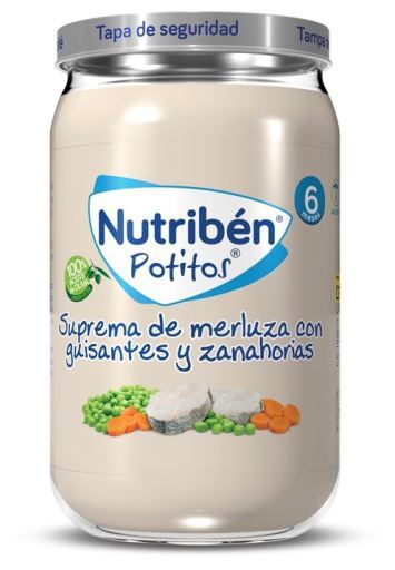 Nutrib&eacute;n Cozido Supremo de Pescada com Ervilhas e Cenouras 235 gr