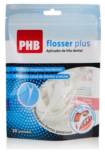 Fio Dental Plus Aplicador de Fio Dent&aacute;rio 30 unidades
