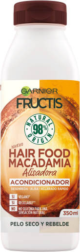 Fructis Hair Food Condicionador Alisador Macadâmia 350 ml