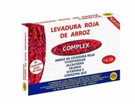 Robis 40 c&aacute;psulas de arroz com fermento vermelho