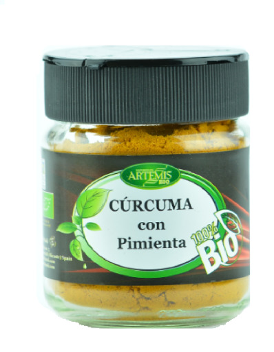 Artemis Bio Curcuma com Pepper Jarro Eco 80 gr