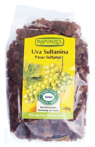 Sultanas Raisins Org&acirc;nicas 500 gr