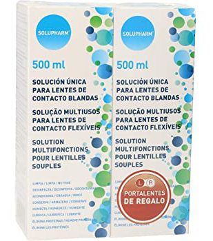 Solução Única para Lentes de Contacto Suaves 2X500 ml