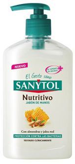 Dosador de sabonete nutritivo antibacteriano para as mãos 250 ml