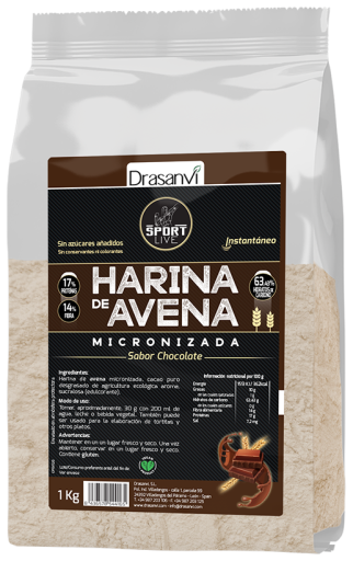 Drasanvi Chocolate Sport Live Aveia 1 kg
