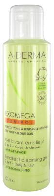 Gel de limpeza emoliente anti-riscos Exomega Control 500ml