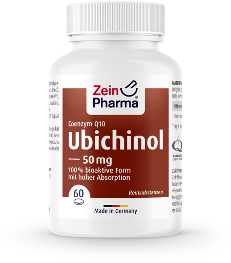 Ubiquinol 50mg 60 cápsulas