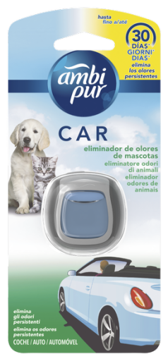 Ambientador descart&aacute;vel para carros Pet Care 2 ml