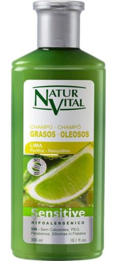 Naturaleza y Vida Shampoo para cabelos oleosos sens&iacute;veis 300 + 100 ml