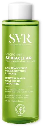 SVR Sebiaclear &Aacute;gua Ativa Dermatol&oacute;gica Micro-Peel150 ml