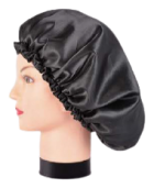 Chapéu Preto Cetim Anti Frizz Chapéu Preto Cetim Anti Frizz