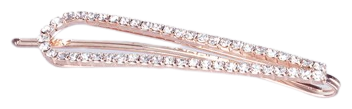 Bifull Grampos de cabelo decorados com gotas de diamantes