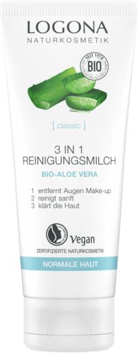 Leite de Limpeza 3 em 1 Aloe Vera 100 ml