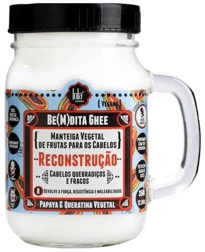 Máscara de reconstrução de queratina vegetal de mamão