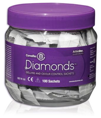 Sachês de Gel Diamantes Aroma 100 Unidades