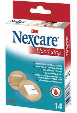 Curativos Nexcare Blood Stop 14 unidades
