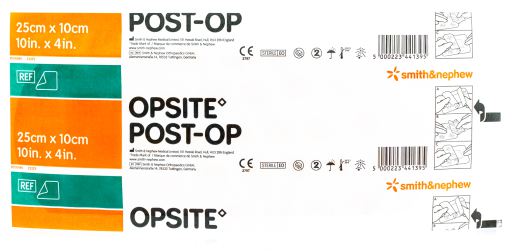 Opsite Pós-operatório curativo 25x10 cm 1 Unidade