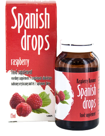 Espanhol Fly Drops of Love Framboesa rom&acirc;ntica