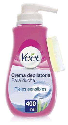 Veet Creme depilat&oacute;rio de banho para peles sens&iacute;veis 400 ml