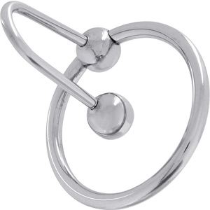 Anel Spermstopper A&ccedil;o prata 28 mm