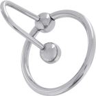 Anel Spermstopper A&ccedil;o prata 28 mm