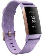 Pulseira de atividade f&iacute;sica de tecido lavanda Charge 3