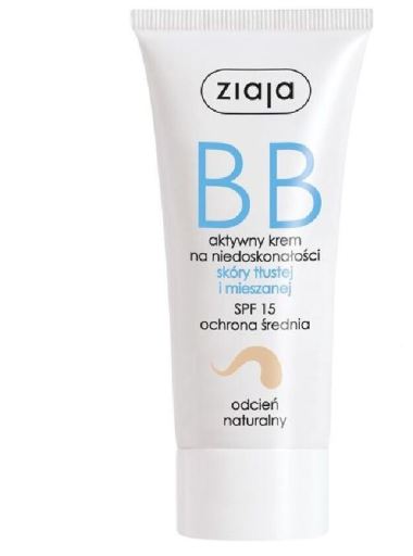 BB creme para pele oleosa e mista com FPS 15 50 ml