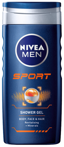 Gel de banho masculino esporte 250 ml