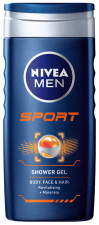 Gel de banho masculino esporte 250 ml