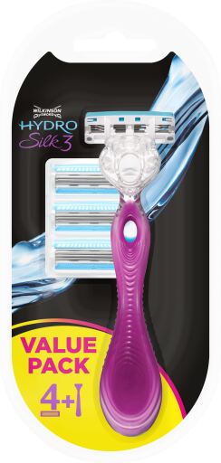 Máquina de barbear híbrida Hydro Silk 3 +3 lâminas